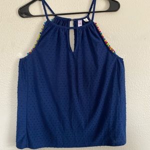Alya navy blue tank top size M